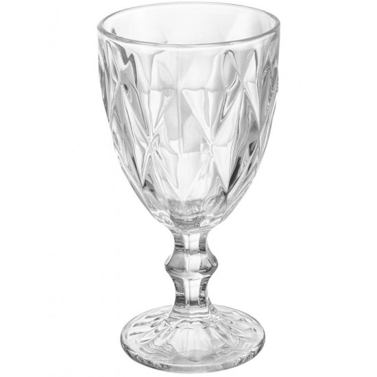 Jogo 6 Taças 320ml Diamond Em Vidro